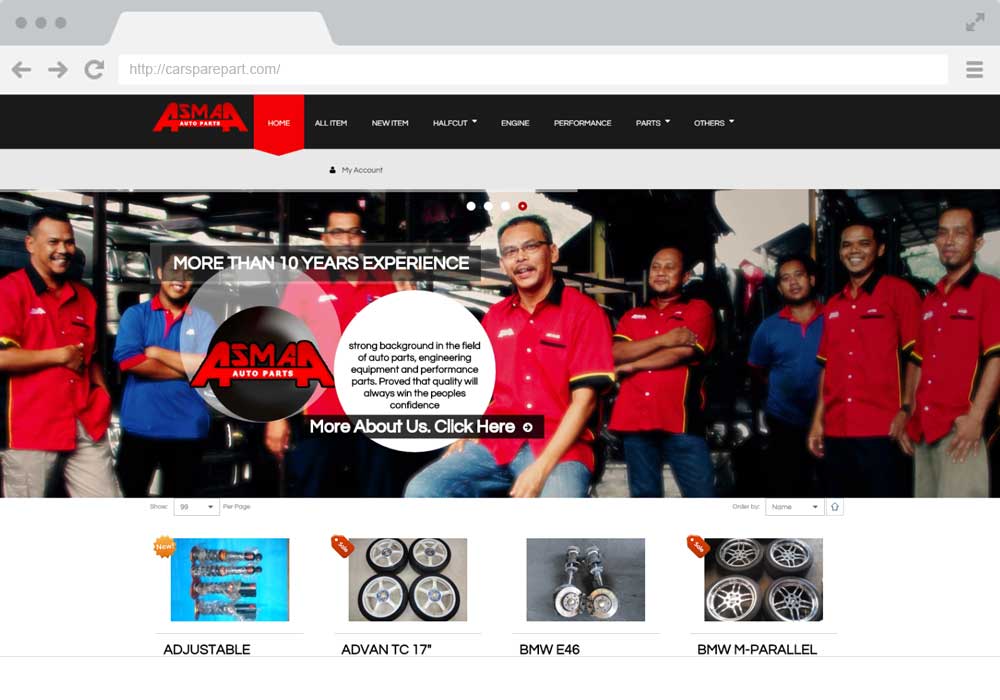 Asmaa website project by EZU
