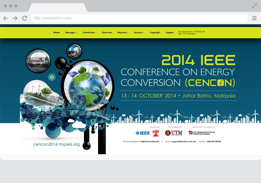 CENCON website project by EZU