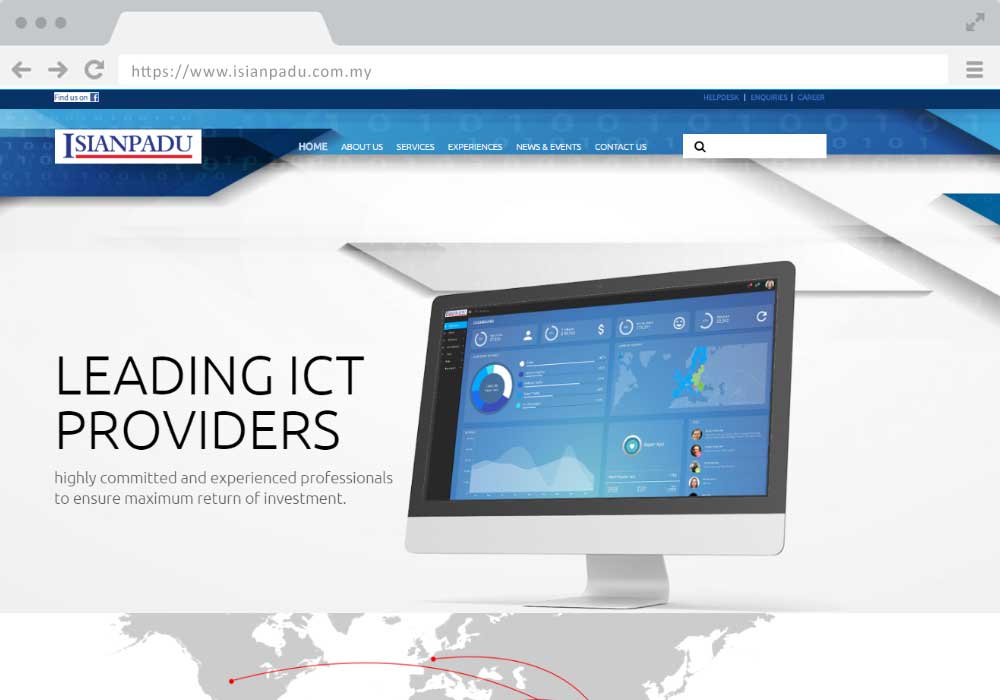 Isian Padu website project by EZU