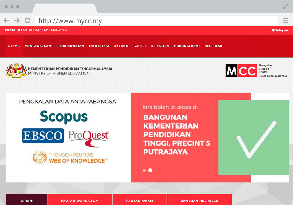 MYCC website project by EZU