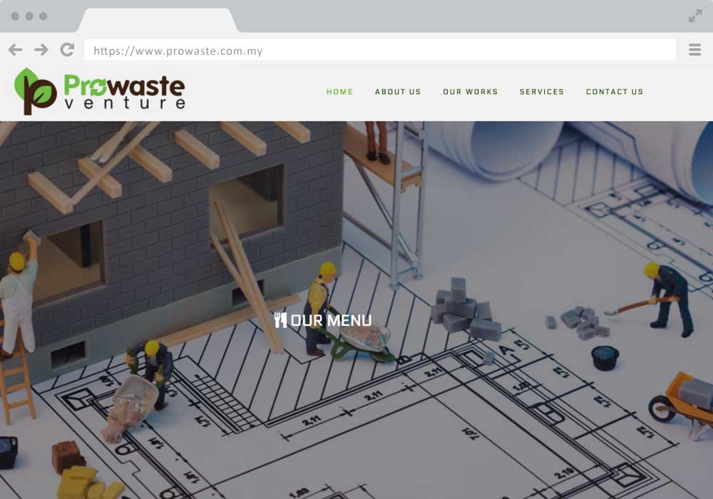 ProWaste website project by EZU