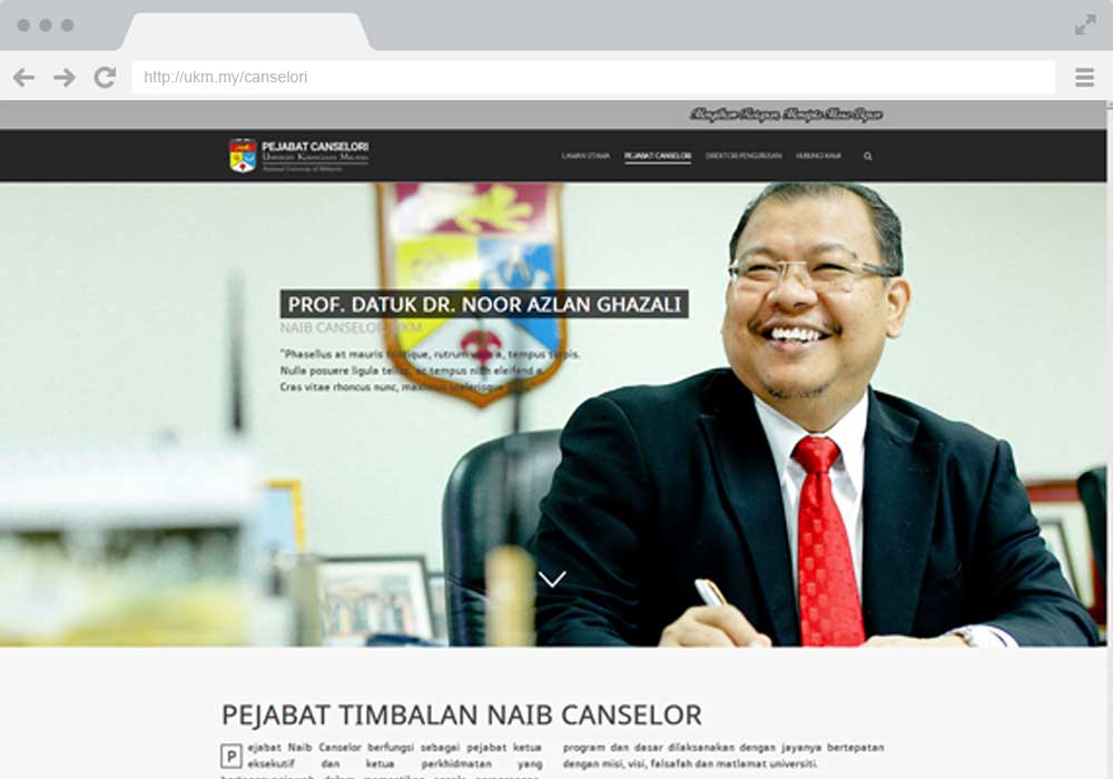 UKM MyCancelori website project by EZU